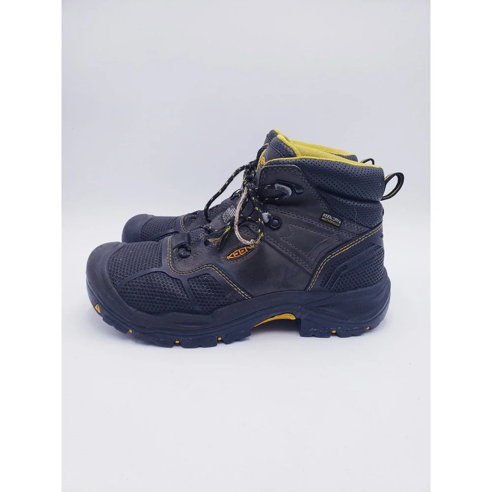 Keen Utility Men's Logandale Waterproof Steel Toe Work Boot Size 9.5 D